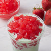 Premium HEARTS Strawberry Dessert Topping Nata De Coco
