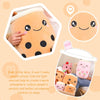 Milk Tea Boba Plushie / Plush / Plushy / Throw Pillow (Small)