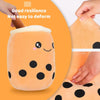 Milk Tea Boba Plushie / Plush / Plushy / Throw Pillow (Small)