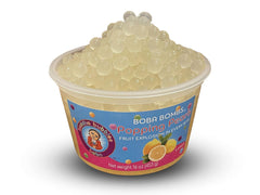 Premium Lemon Boba Bombs (c) Popping / Bursting Boba Pearls