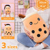 Milk Tea Boba Plushie / Plush / Plushy / Throw Pillow (Small)