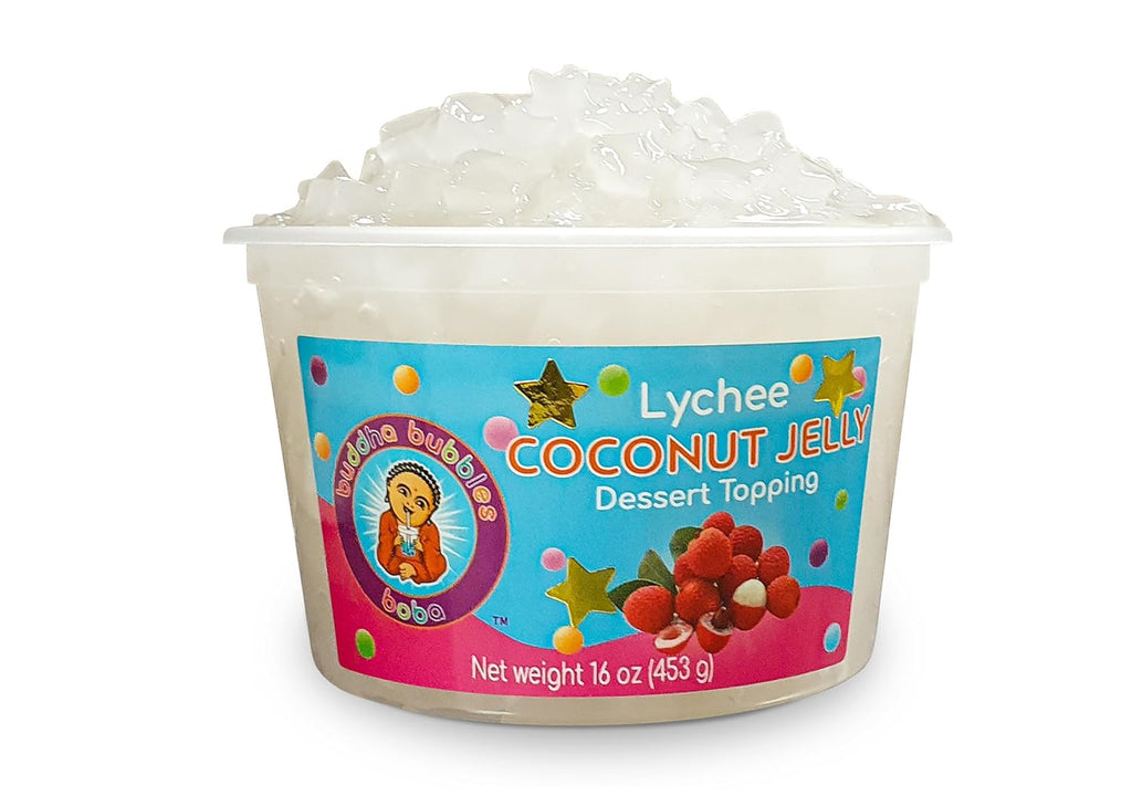 Premium STAR Lychee Coconut Jelly Dessert Topping