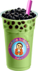 1 Pound Premium SOUR GREEN APPLE BOBA / Bubble Tea Drink Mix Powder