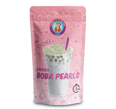 Premium Lychee Boba / Bubble Tea Tapioca Pearls D.I.Y. Ready in 5 Minutes