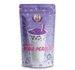 Premium Taro Boba / Bubble Tea Tapioca Pearls D.I.Y. Ready in 3 Minutes