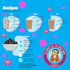 10 Buddha Bubbles Boba Logo 4" Stickers