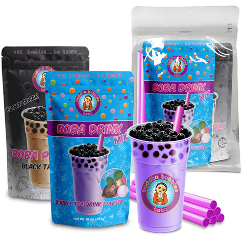 Premium TARO Boba / Bubble Tea Drink Kit