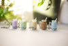 Set of 5 Boba / Bubble Tea Mason Jar Mug Kawaii Keychains / Keyrings by: Buddha Bubbles Boba
