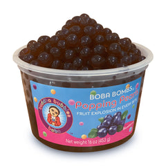 Premium Blueberry Boba Bombs (c) Popping Boba Pearls