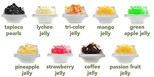 6 Premium Jelly Dessert Topping / Boba / Bubble Tea Drink Party Pack