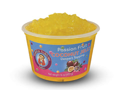 Passion Fruit Coconut Jelly Dessert Topping
