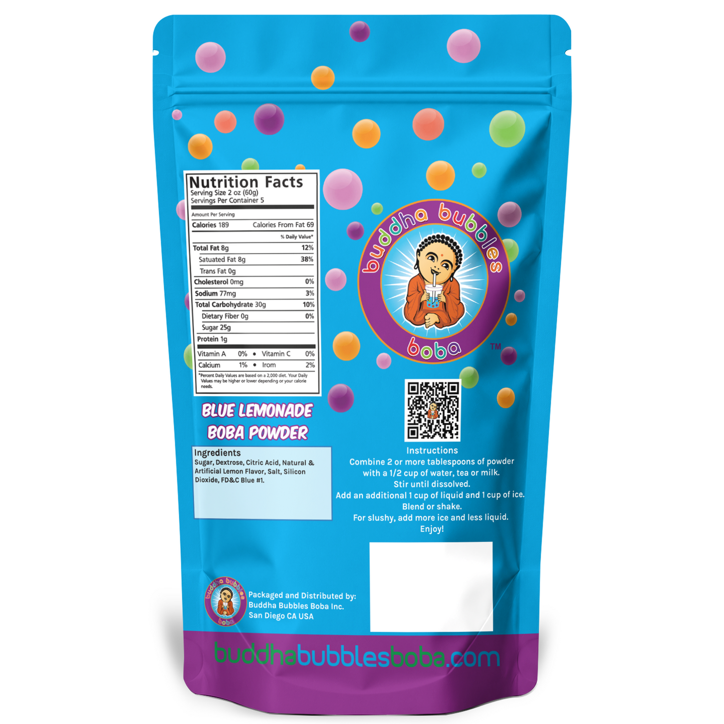 BLUE HAWAIIAN LEMONADE Premium Drink Mix Powder