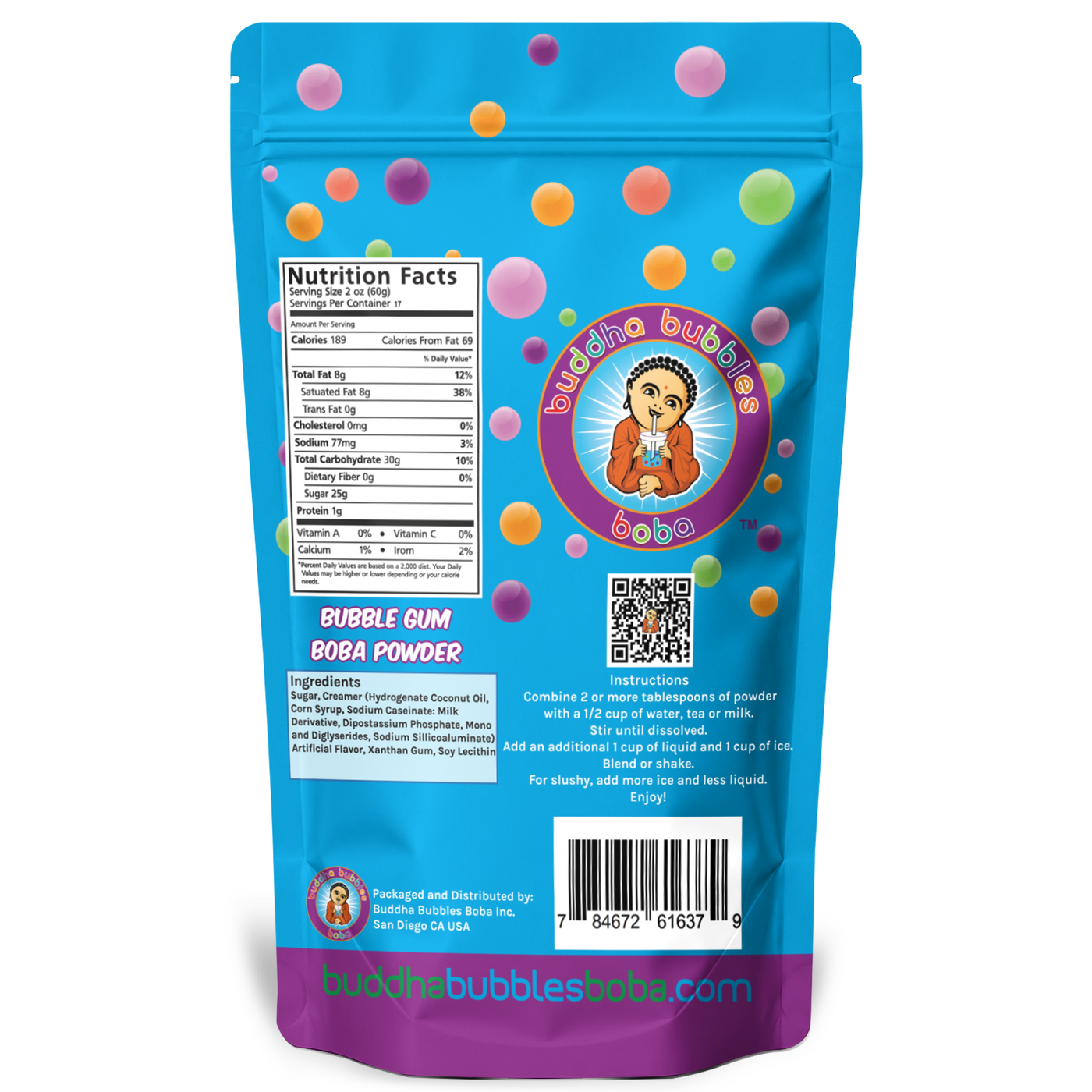 BUBBLE GUM Premium Drink Mix Powder