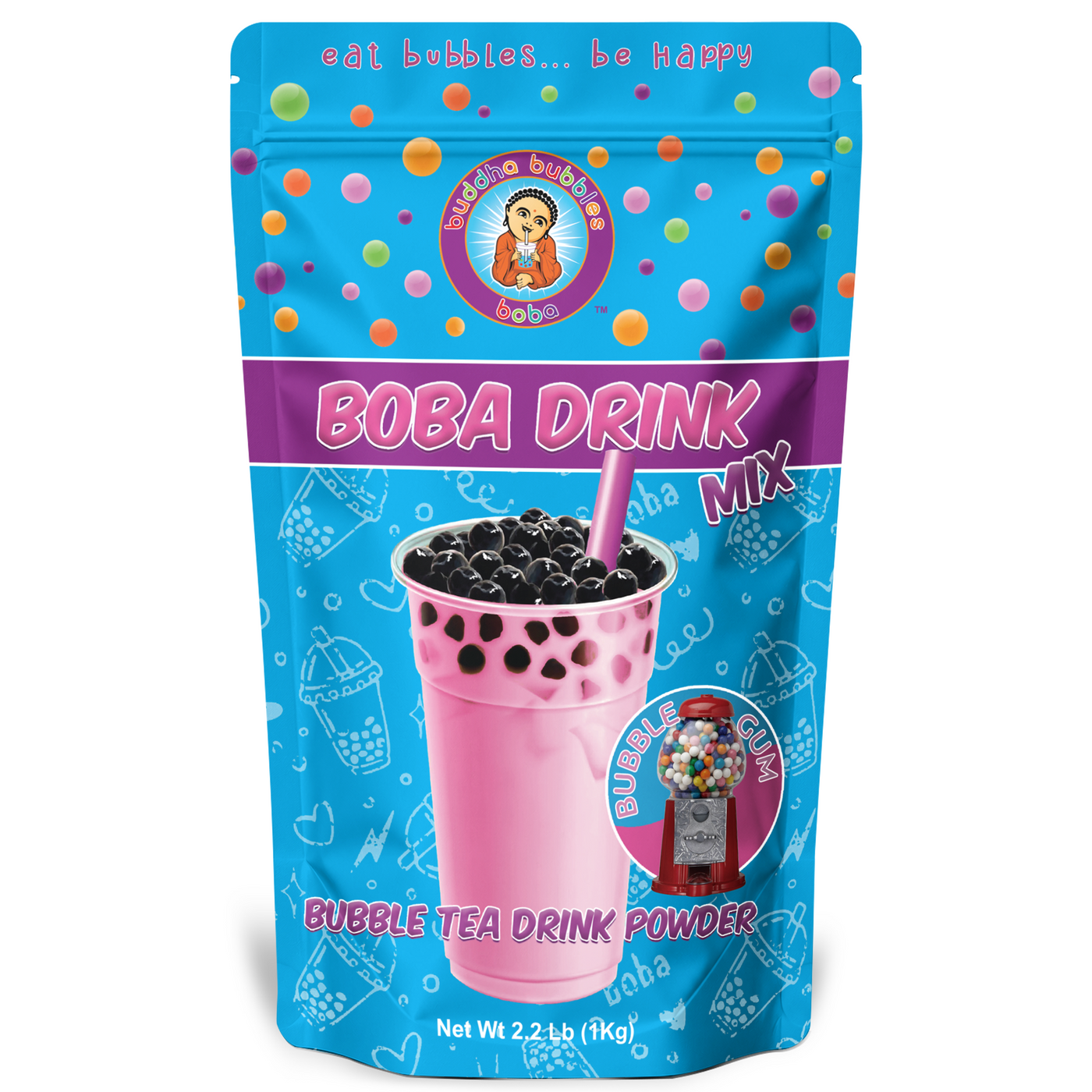 BUBBLE GUM Premium Drink Mix Powder