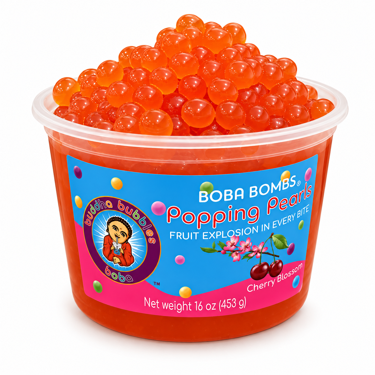 Cherry Blossom (Sakura) Premium Popping Boba Pearls