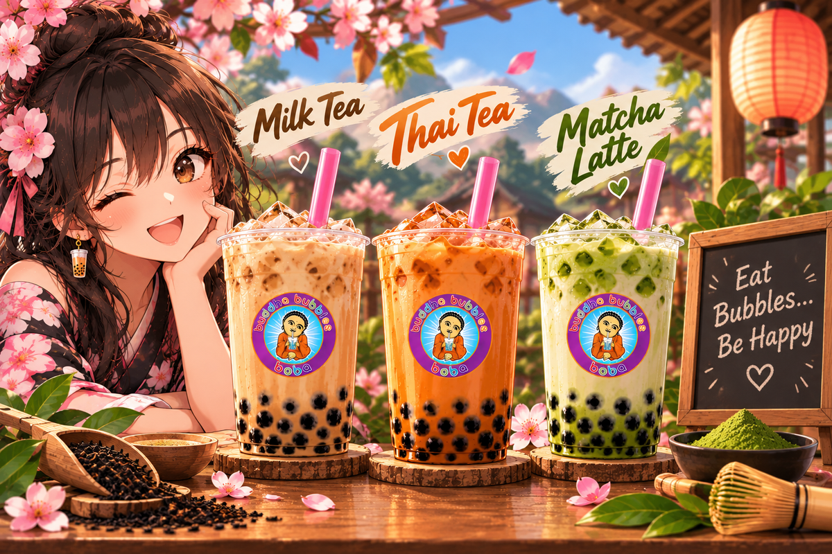 The Jumbo "CLASSIC FLAVORS" Boba / Bubble Tea Party Kit