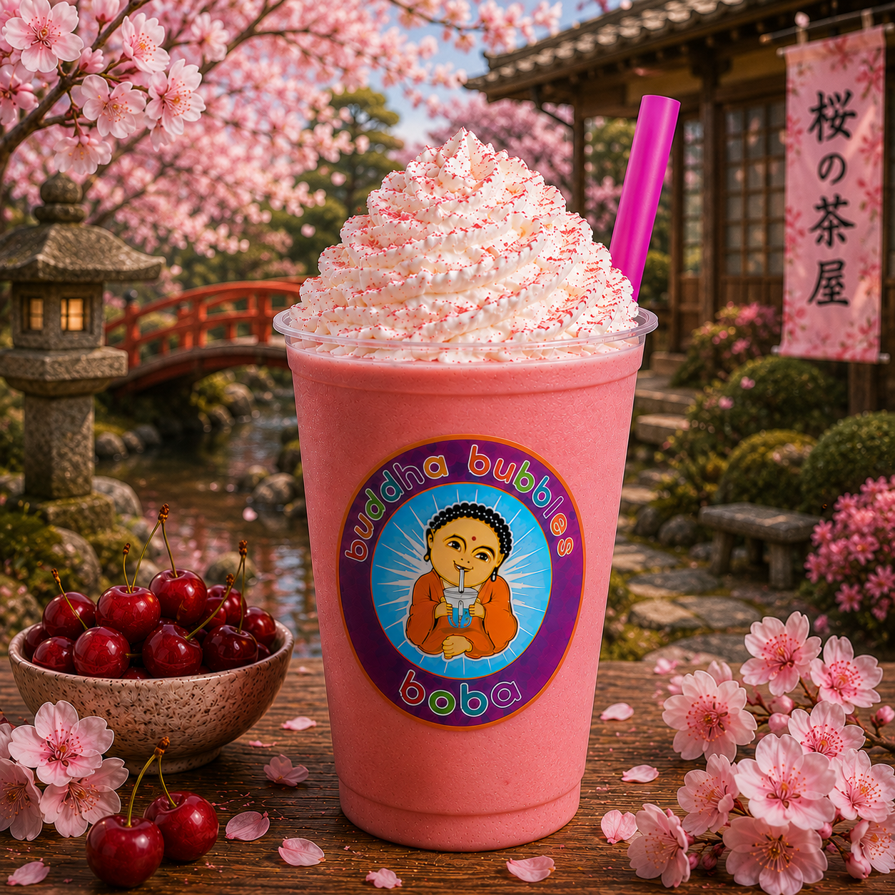 CHERRY BLOSSOM (Sakura) Premium Drink Mix Powder