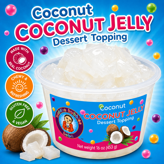 Coconut Jelly Premium Dessert Topping