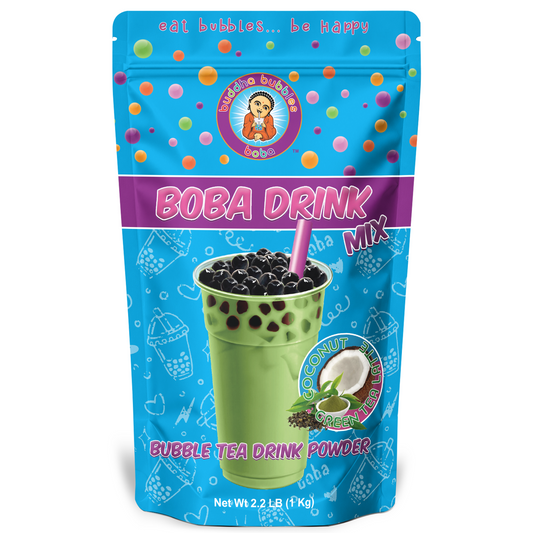 COCONUT GREEN TEA Latte Frappe Premium Drink Mix Powder