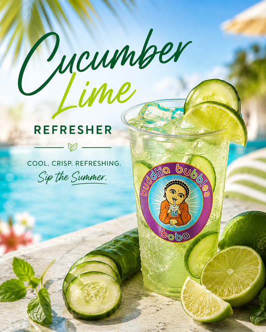 Cucumber Lime Premium Refresher / Slushie Drink Mix Powder