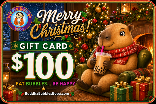 $100 A Perfect Gift for Everyone BUDDHA BUBBLES BOBA Gift Card