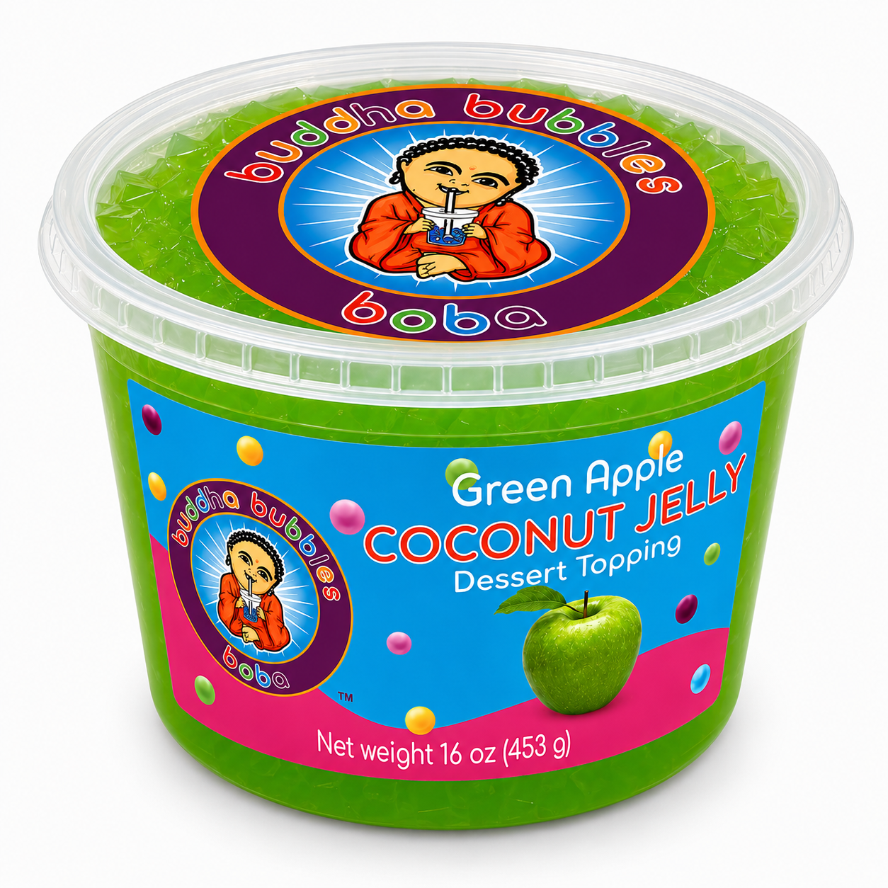 Green Apple Premium Coconut Jelly Dessert Topping