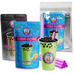HONEYDEW MELON Boba / Bubble Tea Drink Kit