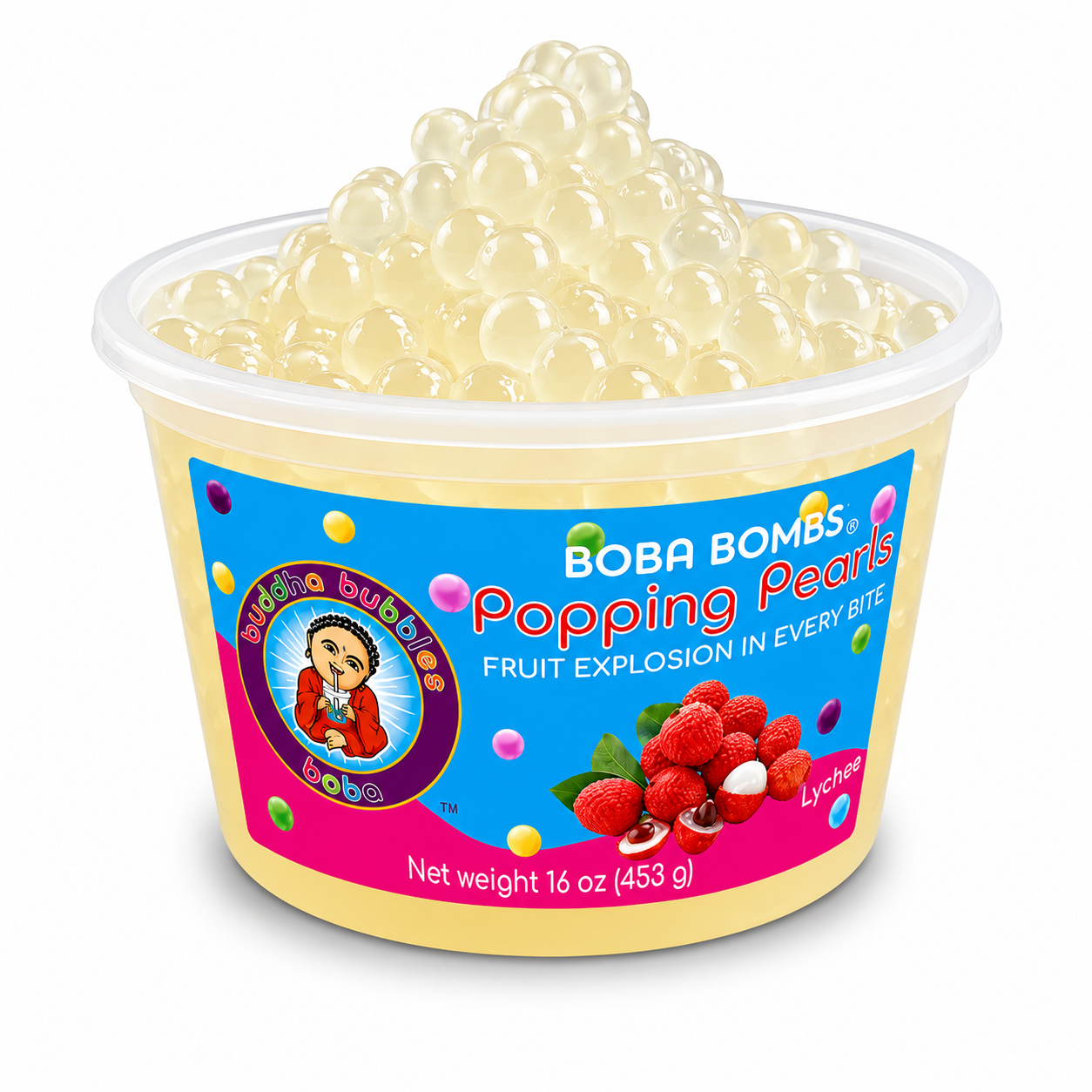 Lychee Premium Popping Boba Pearls