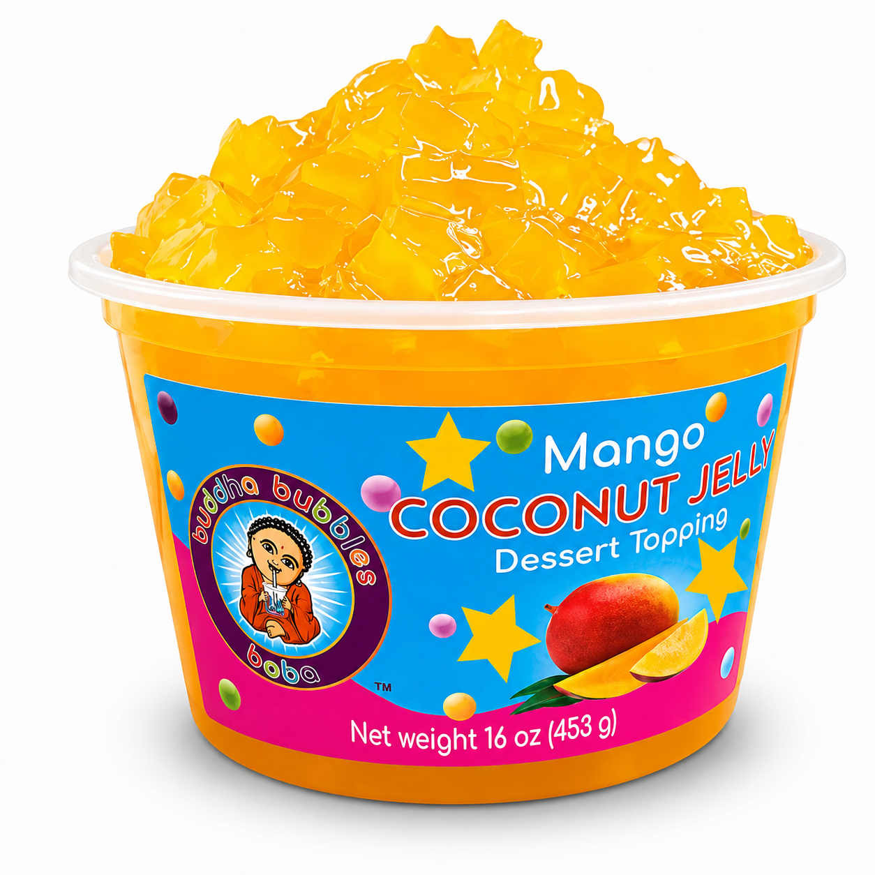STARS MANGO Premium Coconut Jelly Dessert Topping