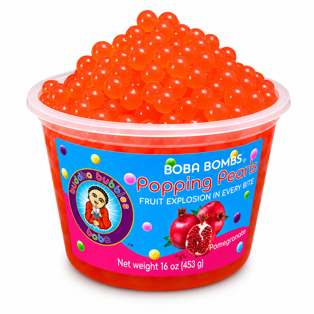 Pomegranate Premium Popping Boba Pearls
