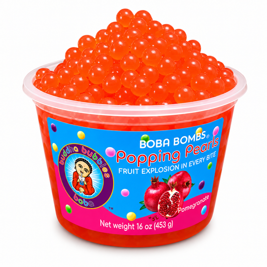 Pomegranate Premium Popping Boba Pearls