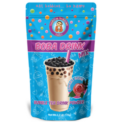 Premium SWEET ROSE Milk Boba / Bubble Tea Drink Mix Powder 1 Kilo (2.2 Pounds)