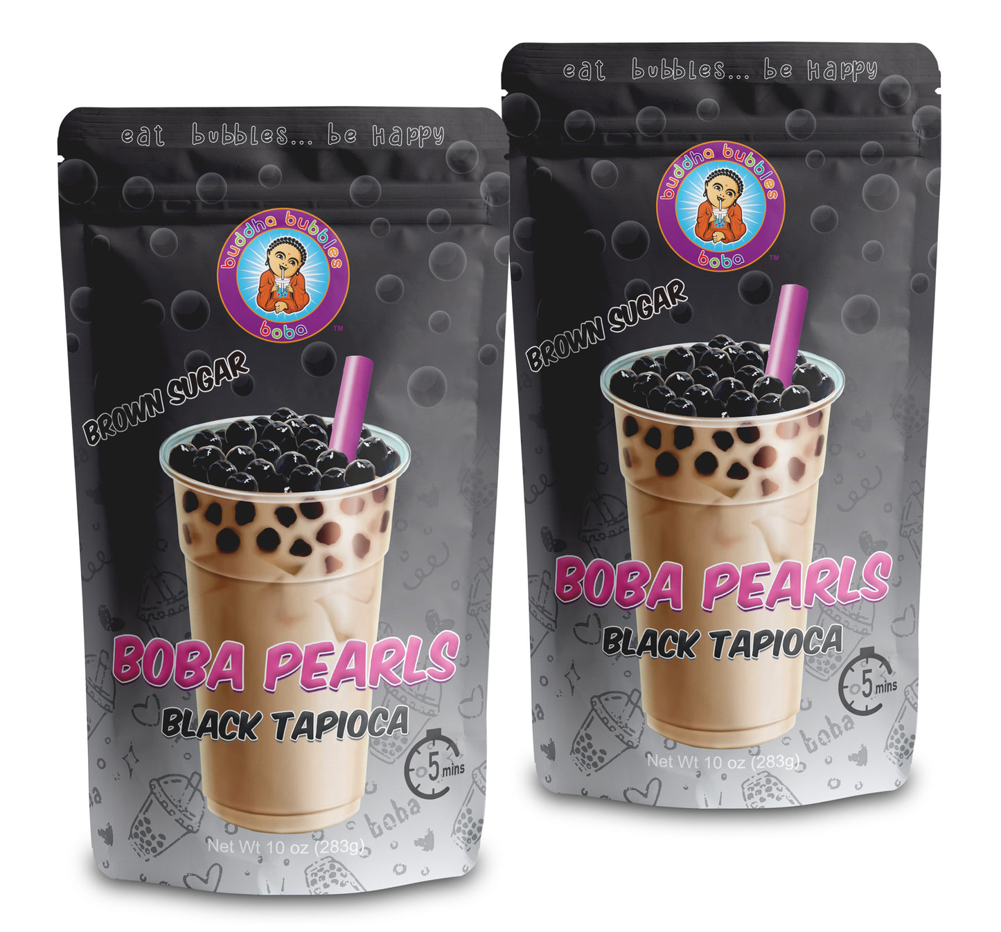 The Only CUSTOM DIY Boba / Bubble Tea Party Kit Gift Box 6 Flavors, Tapioca Boba Pearls, Straws and Shaker (CUSTOM)