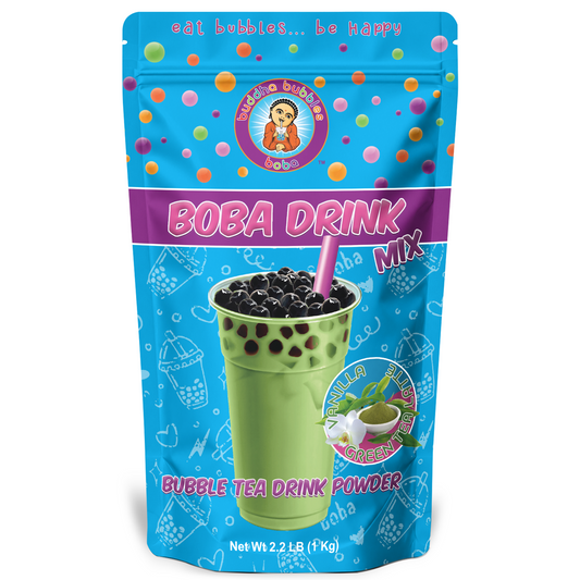 VANILLA GREEN TEA LATTE Premium Drink Mix Powder