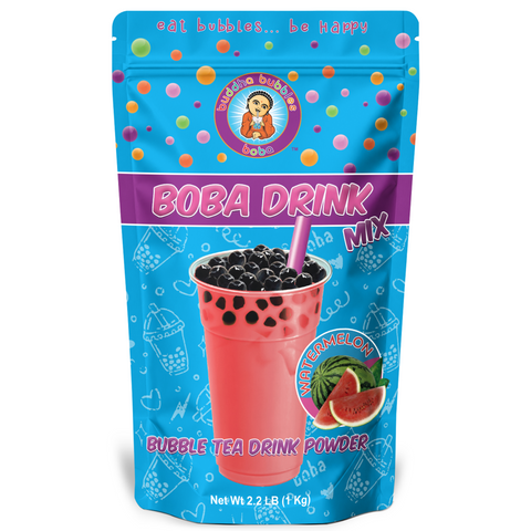 Premium WATERMELON Bubble Boba Tea Drink Mix Powder 1 Kilo (2.2 Pounds)
