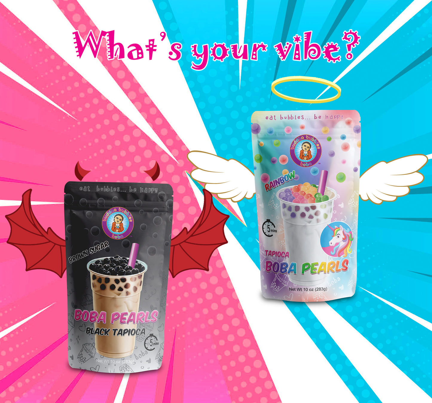 Premium QUICK COOK Boba / Bubble Tea Black Tapioca Pearls Ready in 5 Minutes 10 Ounces