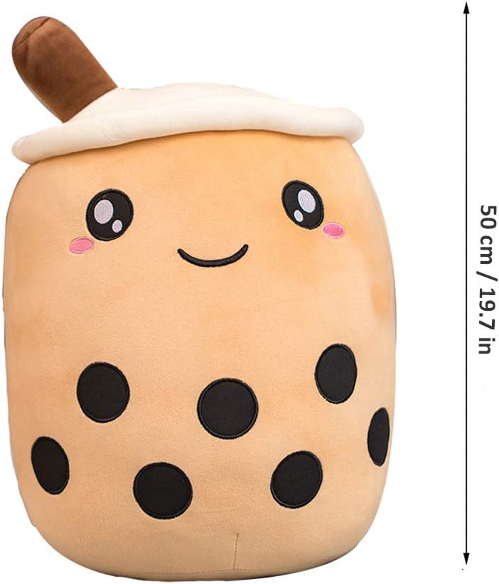 Milk Tea Boba Plushie / Plush / Plushy / Throw Pillow (XL)