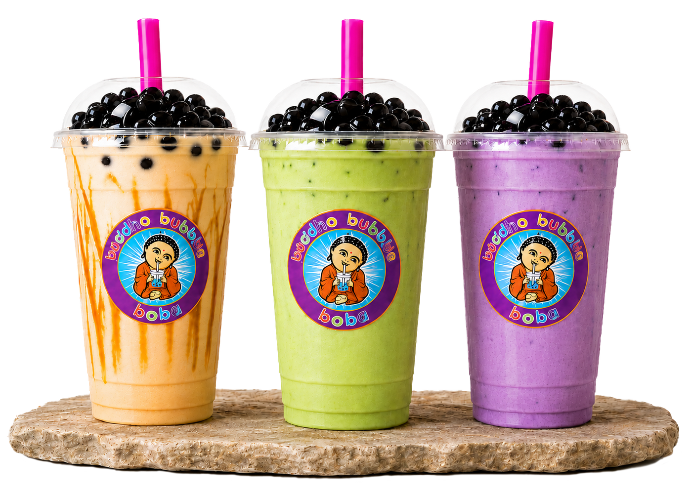 Premium RAINBOW Boba / Bubble Tea Tapioca Pearls Ready in 5 Minutes (1 Kilo / 2.2 Pounds)