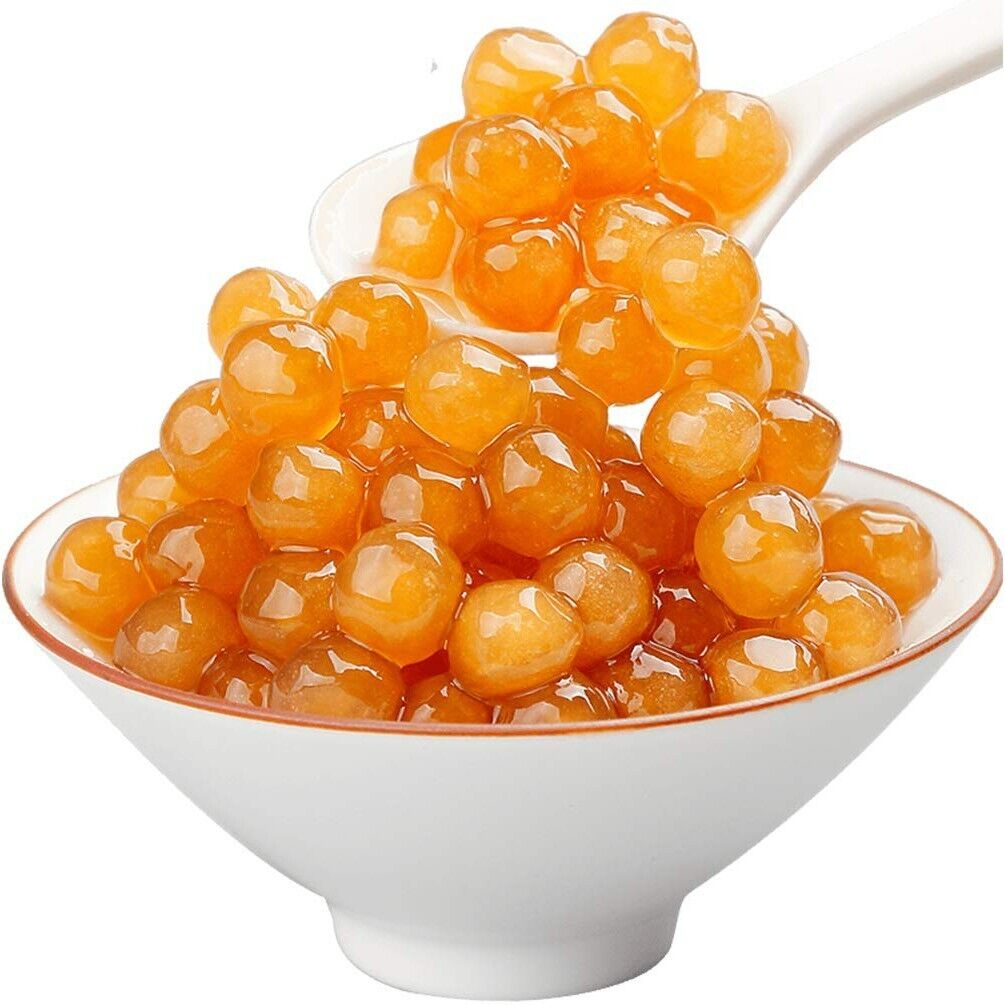 Premium Caramel Boba / Bubble Tea Tapioca Pearls Ready in 5 Minutes by Buddha Bubbles Boba
