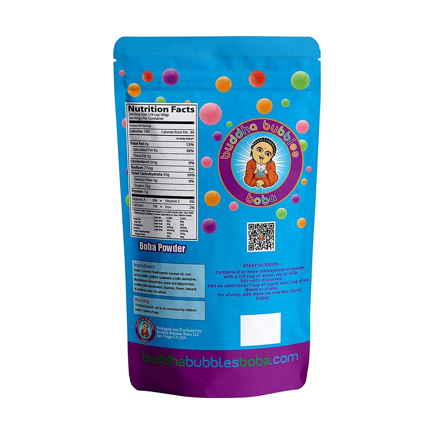 10oz BUBBLE GUM Boba / Bubble Tea Drink Mix Powder