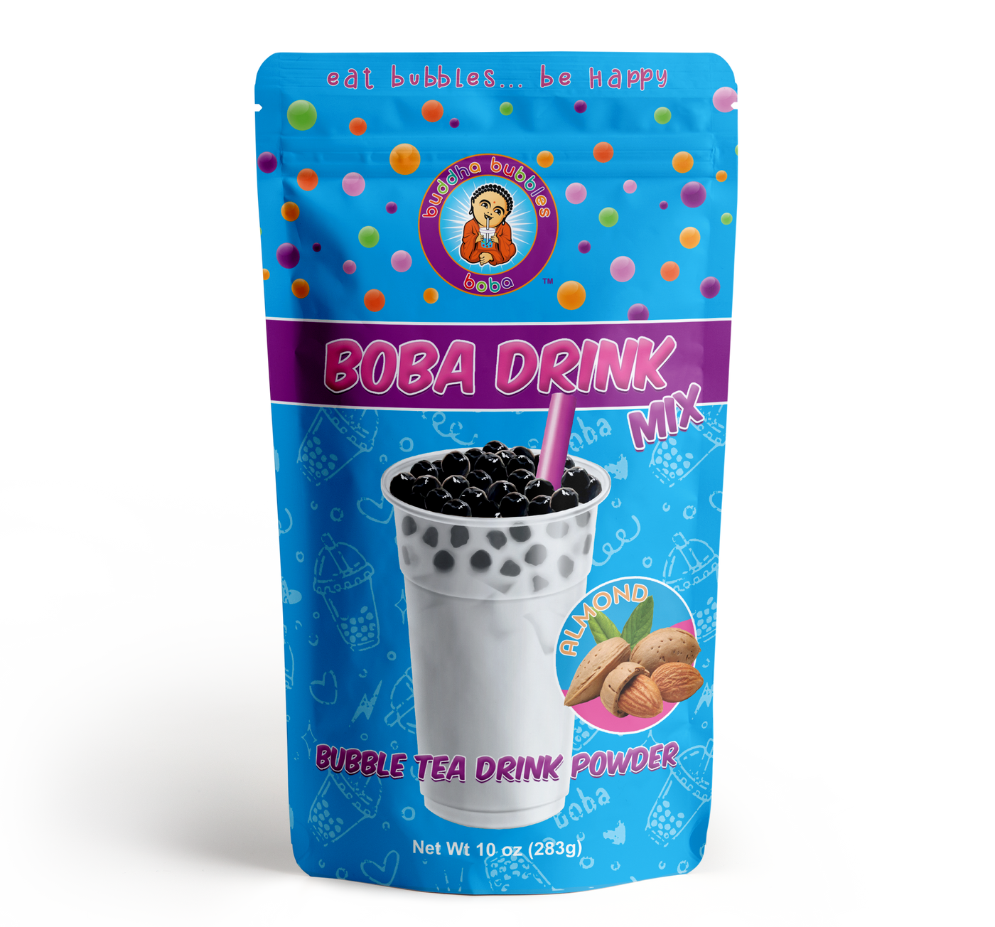 ALMOND Boba / Bubble Tea Drink Mix Powder 10oz