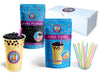 BANANA CREAM 10 Drink Boba / Bubble Tea Drink Kit