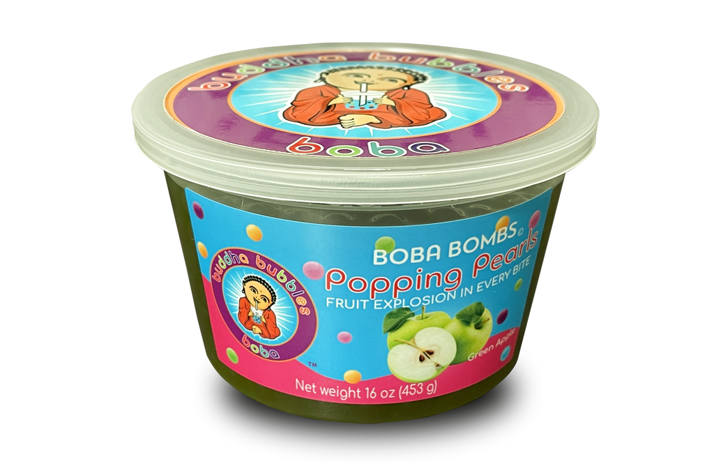 Avocado Bubble Boba Tea Drink Mix Powder Buddha Bubbles Boba 1 Kilo (2.2  Pounds) | (1000 Grams)