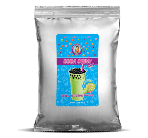 Premium HONEYDEW MELON Boba / Bubble Tea Drink Mix Powder 1 Kilo (2.2 Pounds)