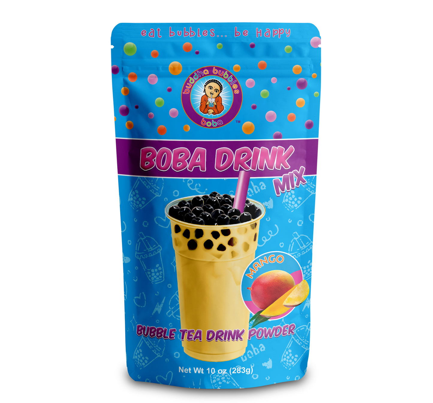 10oz MANGO Boba Bubble Tea Drink Mix Powder