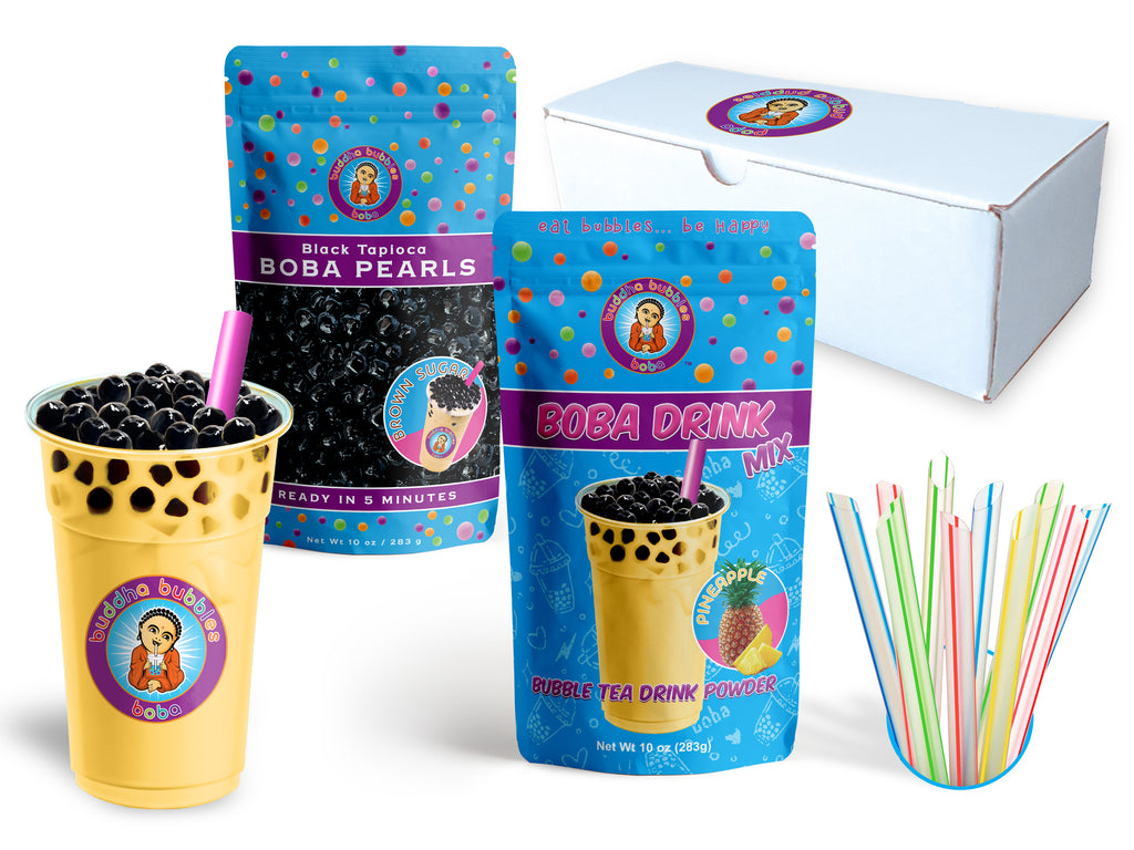 PINEAPPLE CREAM Boba / Bubble Tea Kit