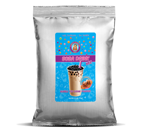Premium SALTED CARAMEL Boba / Bubble Tea Drink Mix Powder 1 Kilo / 2.2 Pounds